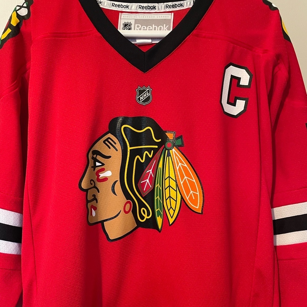 Reebok Tops | Red Blackhawks Toews Jersey size Youth L/XL = Adult Small/Medium